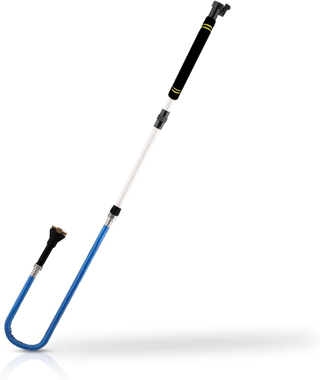 RV Flexible Swivel Stick, 60 Inch RV Tank Wand Tank Sprayer Wand with Backflow Prevent Valve Leak-Proof for RV Black Water Tank Cleaning Household Toilet & Garden Irrigation. (23.99inch)