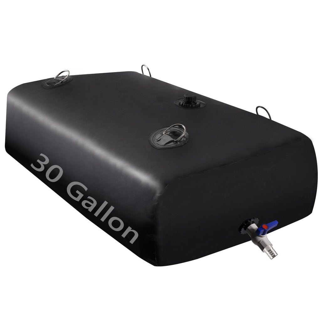 Water Tank, Water Storage Bladder, Portable Water Tank, Water Bladder Tank, Large Water Storage, Water Storage Containers for Camping, Garden, Emergency Water Storage Black