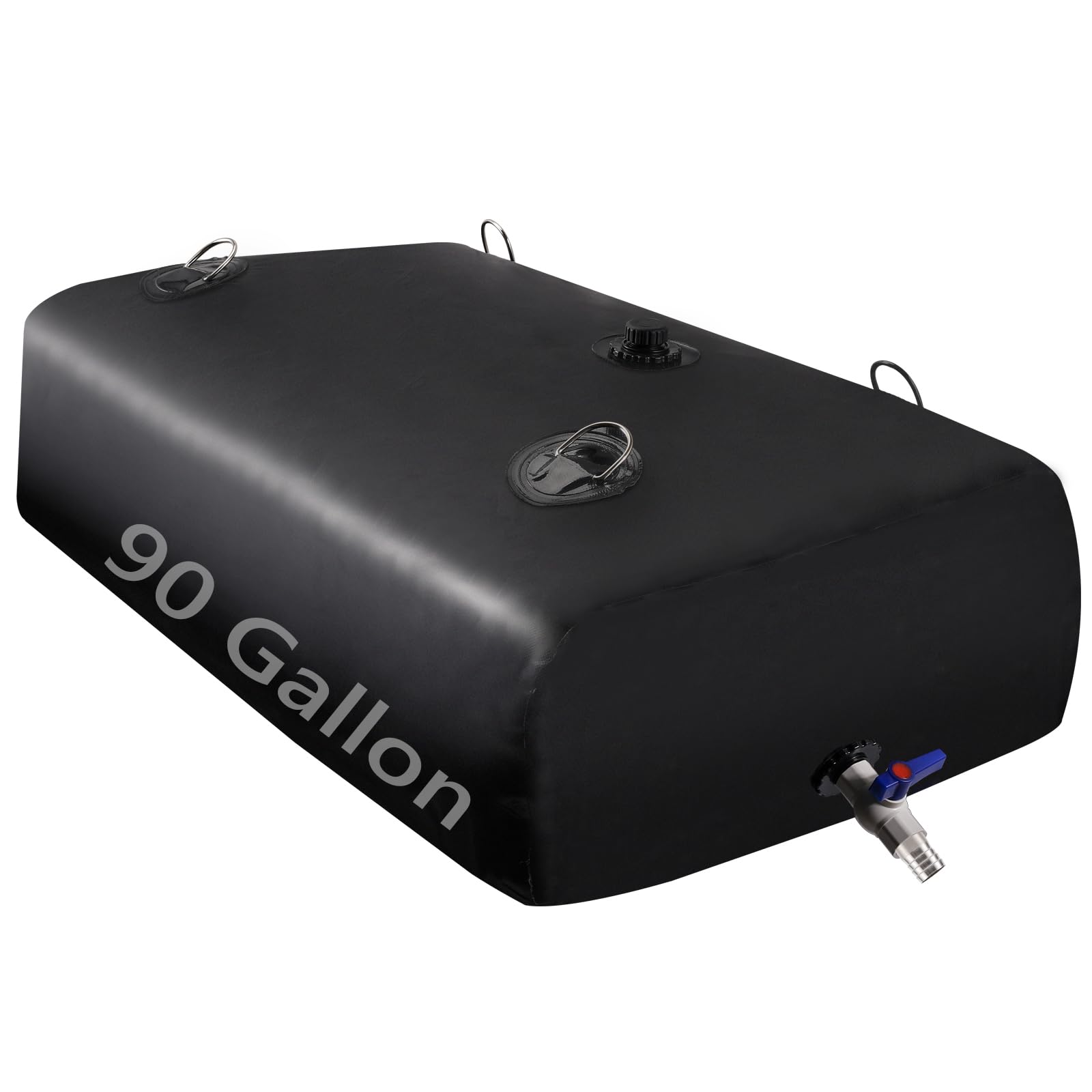 Water Tank, Water Storage Bladder, Portable Water Tank, Water Bladder Tank, Large Water Storage, Water Storage Containers for Camping, Garden, Emergency Water Storage Black